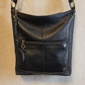Black Leather Shoulder Bag